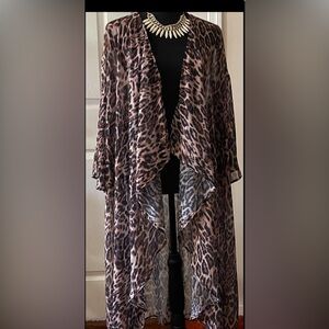 Animal Print Duster
